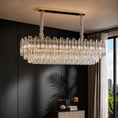 Đèn chùm thiết kế pha lê hiện đại thả ngang DC-2430