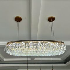 Đèn chùm thiết kế pha lê hiện đại thả ngang DC-2433