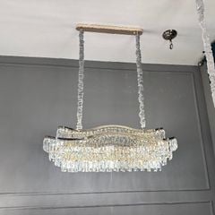 Đèn chùm thiết kế pha lê hiện đại thả ngang DC-2435