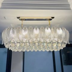 Đèn chùm thiết kế pha lê hiện đại thả ngang DC-2436