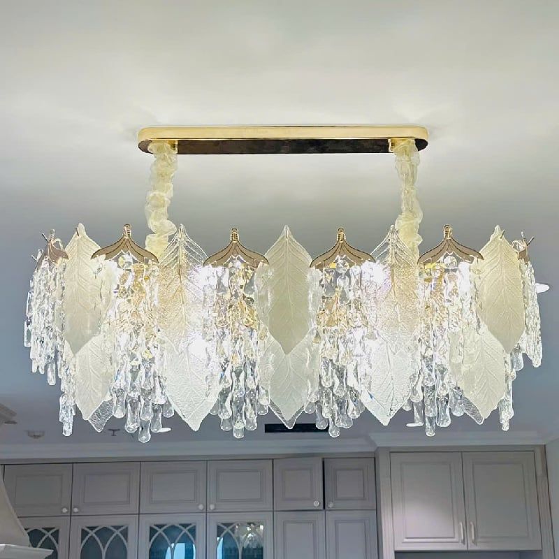 Đèn chùm thiết kế pha lê hiện đại thả ngang DC-2449