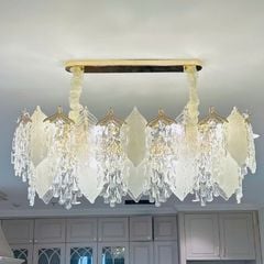 Đèn chùm thiết kế pha lê hiện đại thả ngang DC-2449