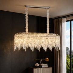 Đèn chùm thiết kế pha lê hiện đại thả ngang DC-2453