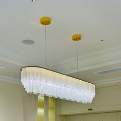Đèn chùm thiết kế pha lê hiện đại thả ngang DC-2456