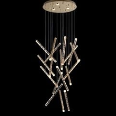 Đèn chùm thông tầng - sảnh thiết kế hiện đại thanh thả rơi DTT-158