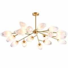 Đèn gắn trần sáng tạo, chao kiểu tinh thể băng DT-74