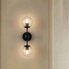 Đèn gắn tường decor, chao thủy tinh màu VDC-506
