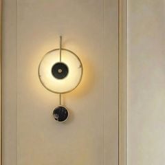 Đèn gắn tường decor, kim loại phối đá cẩm thạch cao cấp VDC-601