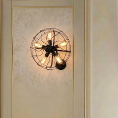 Đèn gắn tường decor, kim loại thiết kế hình cái quạt  VDC-630