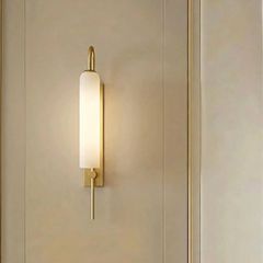 Đèn gắn tường Decor, ống thủy tinh phối kim loại nghệ thuật VDC-612