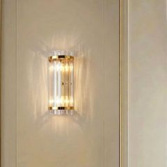 Đèn gắn tường Decor,Phale phối kim loại si vàng đồng cao cấp VDC-569