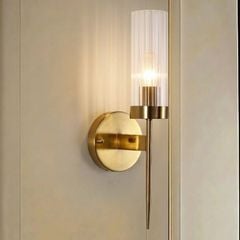 Đèn gắn tường Decor, thiết kế ống thủy tinh phối kim loại VDC-533