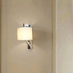 Đèn gắn tường nghệ thuật, chao vải, kèm đèn đọc sách VDC-571