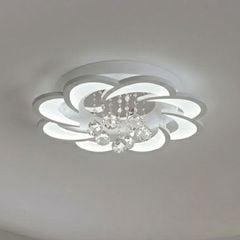 Đèn ốp trần hiện đại, thiết kế bông hoa nghệ thuật OT-016