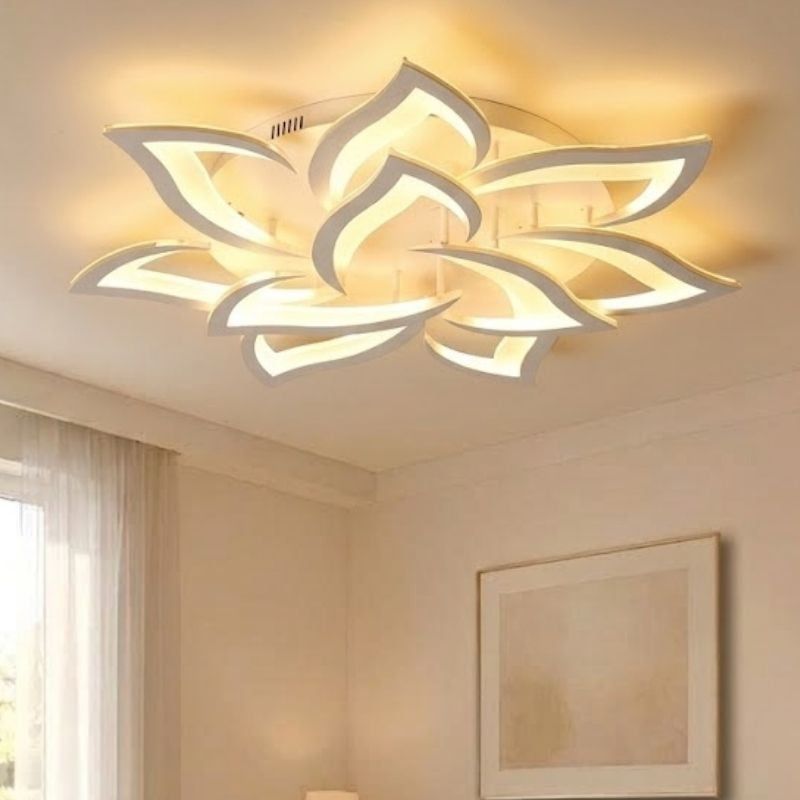 Đèn ốp trần hiện đại, thiết kế hình bông hoa  OT-035