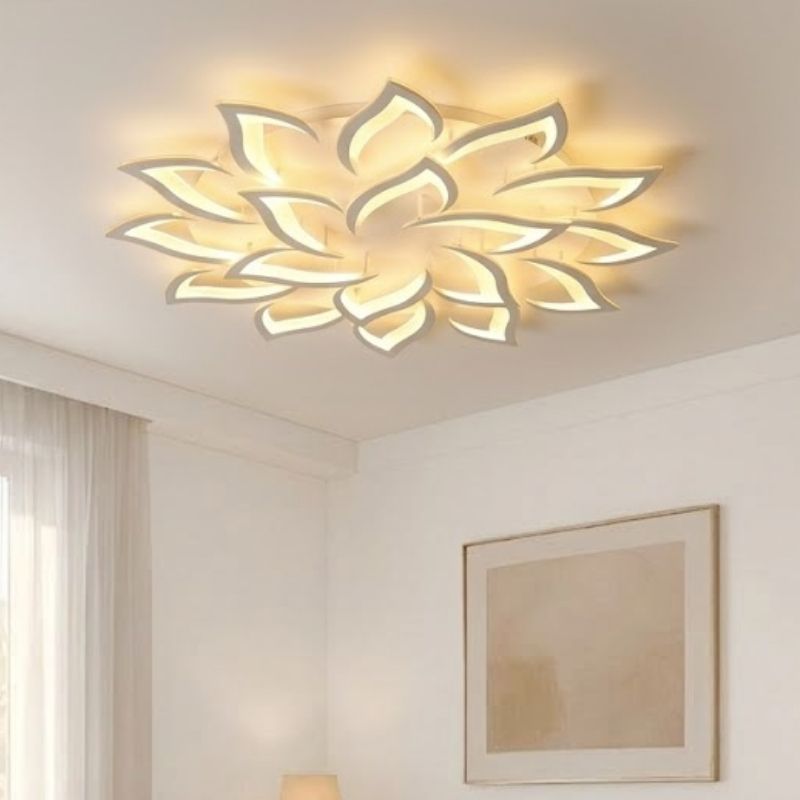 Đèn ốp trần hiện đại, thiết kế hình bông hoa  OT-037