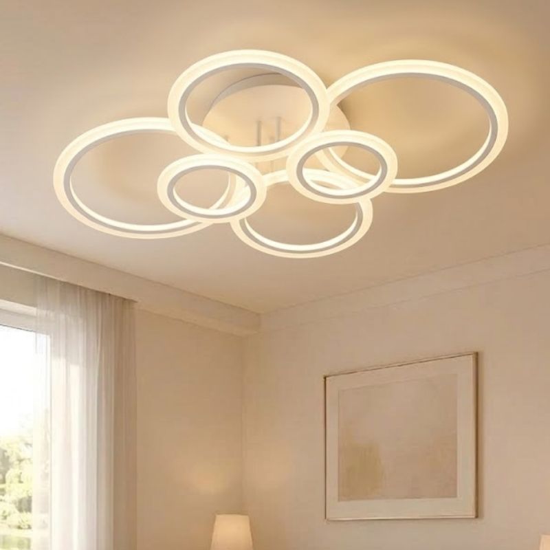 Đèn ốp trần hiện đại, thiết kế vòng tròn thiết kế OT-061