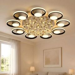 Đèn ốp trần hiện đại, vòng tròn phối phale nghệ thuật OT-023