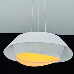 Đèn thả bàn ăn hiện đại dạng cánh hoa uốn lượn màu trắng TDC-2273