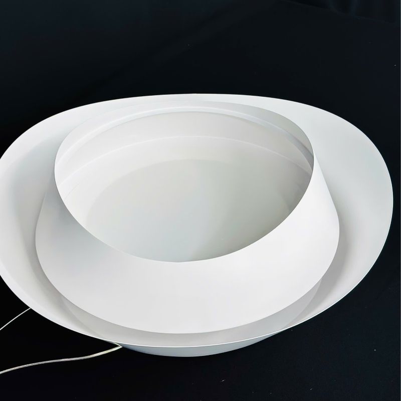 Đèn thả bàn ăn hiện đại dạng cánh hoa uốn lượn màu trắng TDC-2273