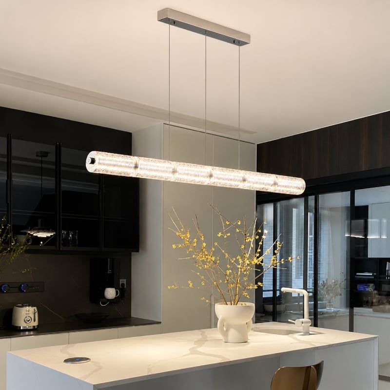 Đèn thả bàn ăn hiện đại - thiết kế ống thủy tinh nghệ thuật SBA-76