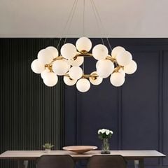 Đèn Thả Nordic Vòng Tròn 25 bóng TDC-215