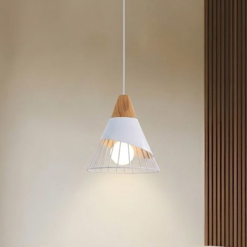 Đèn thả lồng sắt phối lưới TDC-57