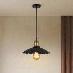 Đèn thả chụp sắt Retro TDC-07