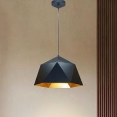 Đèn thả decor - chụp sắt lồng vàng TDC-175