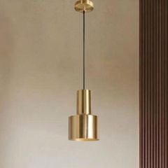Đèn thả decor - chụp sắt si vàng đồng TDC-63
