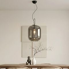Đèn thả decor - khối thủy tinh khói cao cấp TDC-701