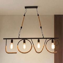 Đèn thả decor - phong cách cơ khí, thiết kế chữ LOVE TDC-97
