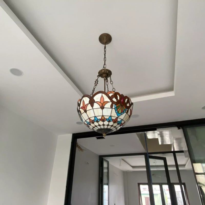 Đèn thả decor - phong cách Tiffany - thủy tinh màu cao cấp TDC-11