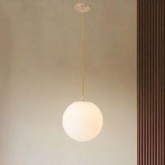 Đèn thả decor - quả cầu thủy tinh đục TDC-301