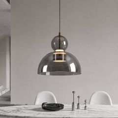 Đèn thả Decor - Thiết kế chao thủy tinh bán nguyệt TDC-364