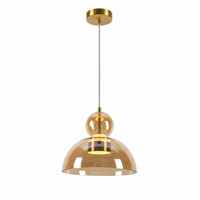 Đèn thả Decor - Thiết kế chao thủy tinh bán nguyệt TDC-364