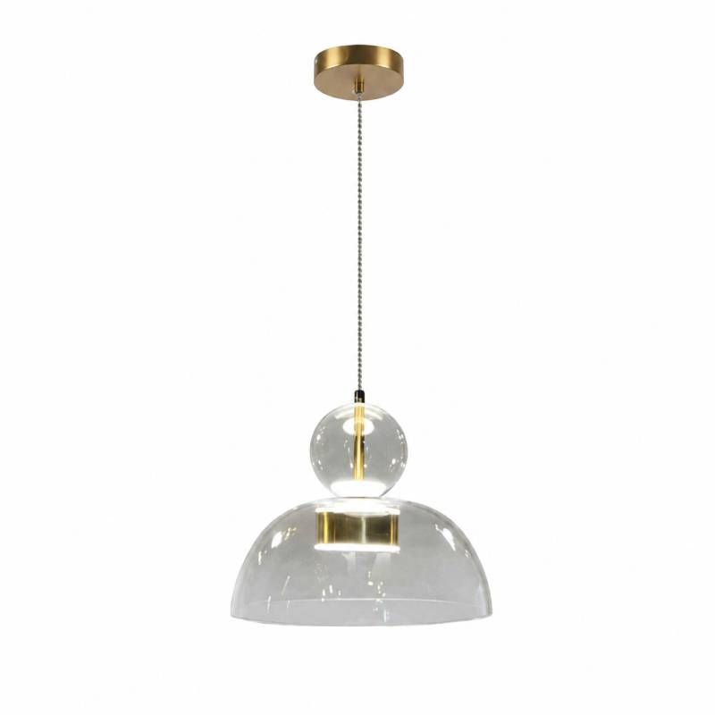 Đèn thả Decor - Thiết kế chao thủy tinh bán nguyệt TDC-364