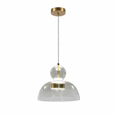 Đèn thả Decor - Thiết kế chao thủy tinh bán nguyệt TDC-364