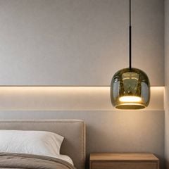 Đèn thả Decor – Thiết kế chao thủy tinh khói hiện đại TDC-365