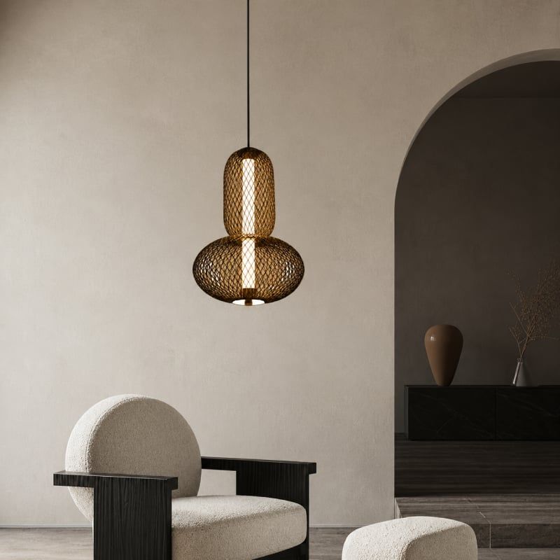 Đèn thả Decor - Thiết kế dáng hồ lô độc đáo TDC-354
