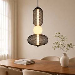 Đèn thả Decor - Thiết kế dáng hồ lô phối cầu sáng TDC-357