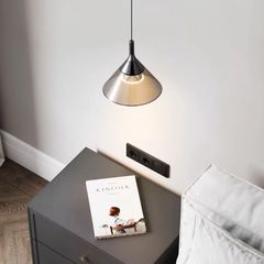 Đèn thả Decor - Thiết kế hiện đại hình nón màu khói TDC-2263