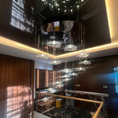 Đèn thả Decor - Thiết kế hiện đại thủy tinh hình lá mảnh TDC-2277