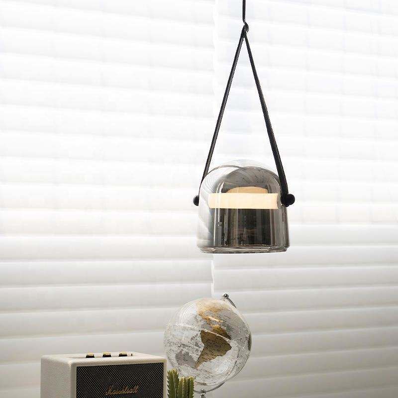 Đèn thả Decor - Thiết kế hiện đại thủy tinh màu khói TDC-2264