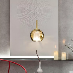 Đèn thả Decor - Thiết kế hiện đại thủy tinh màu trà TDC-2287