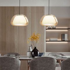 Đèn thả Decor - Thiết kế hiện đại thủy tinh phối hai lớp TDC-2265