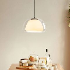Đèn thả Decor - Thiết kế hiện đại thủy tinh phối hai lớp TDC-2265