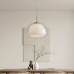 Đèn thả Decor - Thiết kế hiện đại thủy tinh phối hai lớp TDC-2265