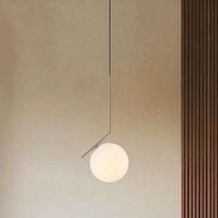 Đèn thả decor - thiết kế moonlight,  khung kim loại si vàng đồng cao cấp TDC-81