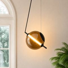 Đèn thả Decor - Thiết kế thủy tinh cầu xuyên tâm phá cách TDC-367